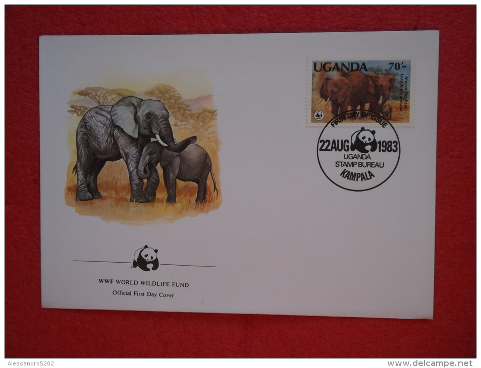 Uganda FDC Serie World Animals Widelife Fund 1983 Nice Stamp - Uganda