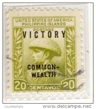 Philippines - Mi.Nr. PH - 451- 1945 - Overprint - Refb3 - Filipinas