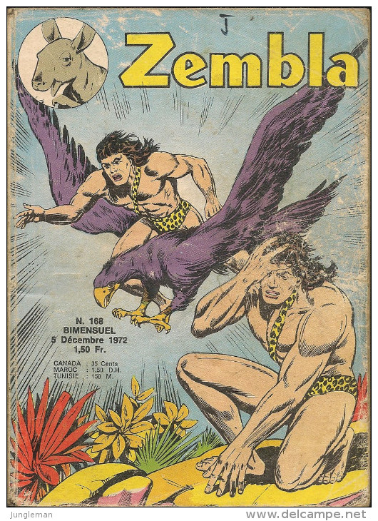 Zembla N° 168 - Editions LUG à Lyon - Décembre 1972 - Avec Aussi Ivan Le Visionnaire Et Rakar - BE - Zembla