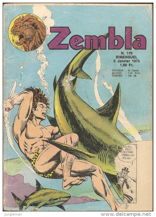 Zembla N° 170 - Editions LUG à Lyon - Janvier 1973 - Avec Aussi Ivan Le Visionnaire Et Rakar - BE - Zembla