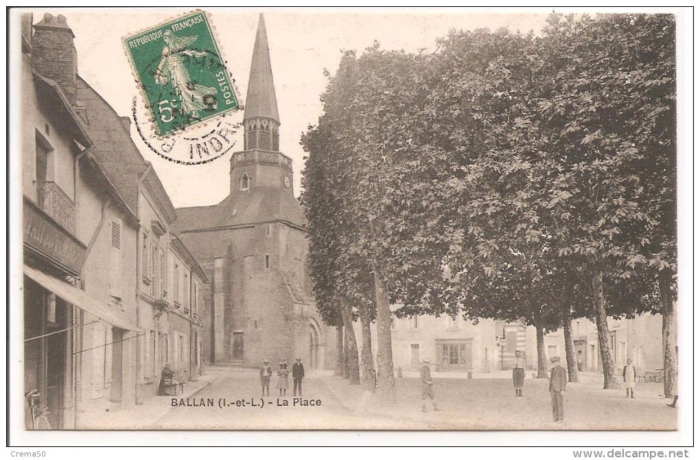 37 - BALLAN - La Place - Ballan-Miré