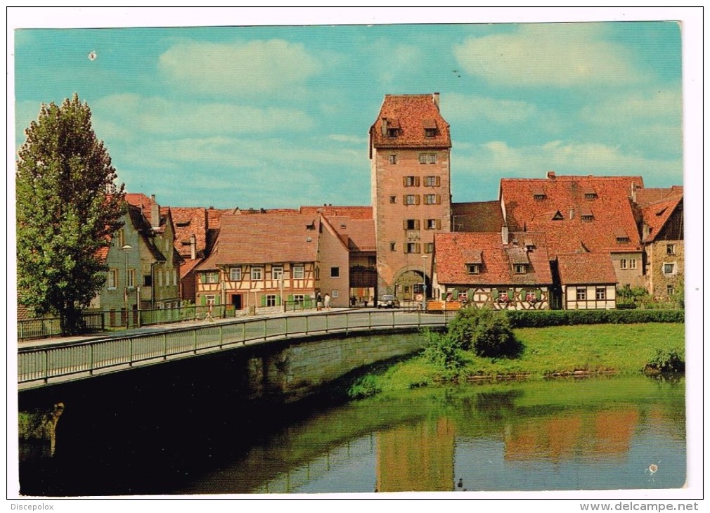 O757 Hersbruck - Wassertor Mit Pegnitz / Non Viaggiata - Hersbruck