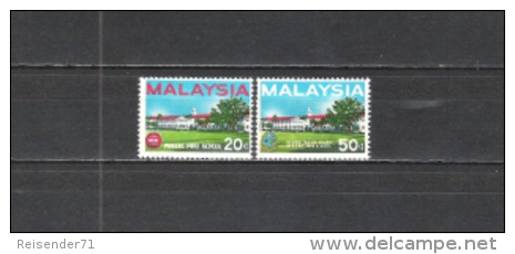 Malaysien Malaysia 1966 Gesellschaft Bildung Erziehung Schulen Penang-Freischule Bauwerke Gebäude, Mi. 34-5 ** - Malaysia (1964-...)