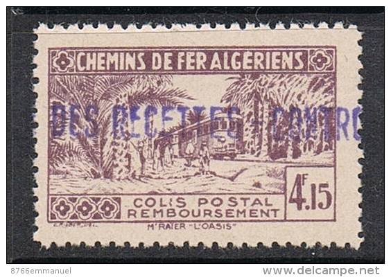 ALGERIE COLIS POSTAL N°90 N** - Colis Postaux