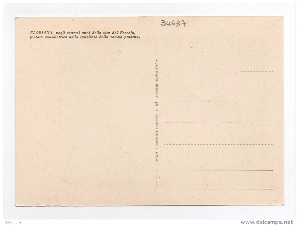 Floriana - UGO FOSCOLO  - Arte Artistica - Altri & Non Classificati