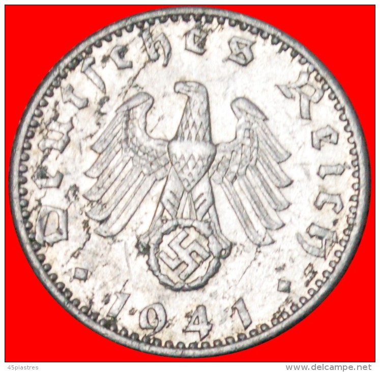 &#9733;SWASTIKA: GERMANY&#9733; 50 PFENNIG 1941A! LOW START&#9733; NO RESERVE! Second World War (1939-1945) - 50 Reichspfennig