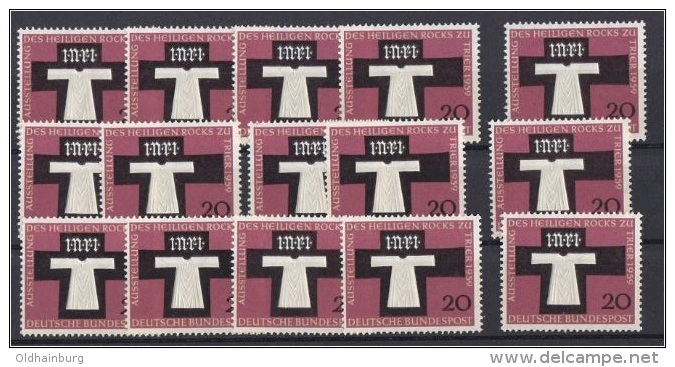 1357o: Germany 1959, Protestantism "Heiliger Rock Zu Trier" 15 X ** Mint - Christianity