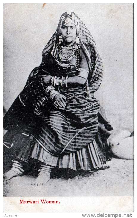 MARWARI WOMAN (Indien) - Karte Um 1900 - Indien