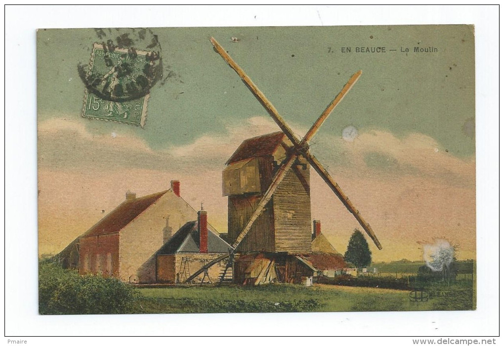 Lotcpa 209 3 Cartes En Beauce Le Moulin,Ferme Cabane De Berger Parc à Moutons Pour Chevrieres 42 Port Simple Gratuit - Autres & Non Classés