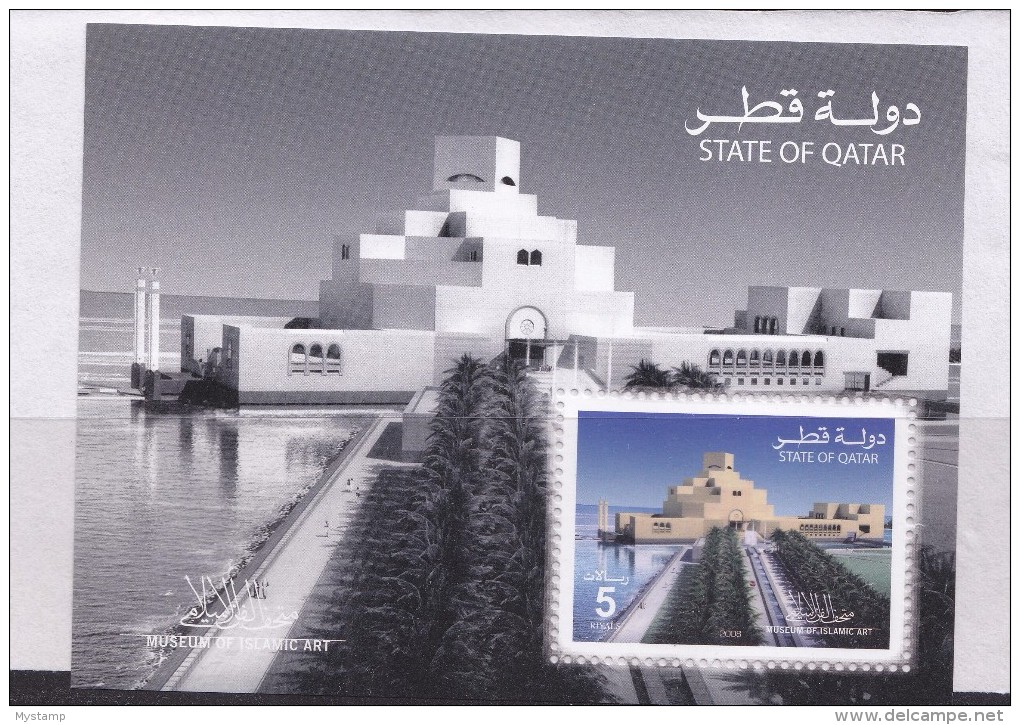 QATAR STATE MINI SHEET ART MUSEUM BUILDING ISLAMIC MUSEUM ON QATAR MNH - Museums