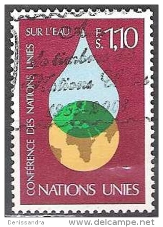 Nations Unies (Genève) 1977 Yvert 65 O Cote (2015) 2.30 Euro Conférence Sur L'eau Mar Del Plata - Gebruikt