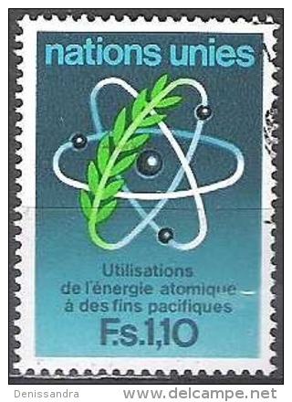 Nations Unies (Genève) 1977 Yvert 71 O Cote (2015) 2.30 Euro Utilisation De L'énergie Atomique à Des Fins Pacifiques - Gebruikt