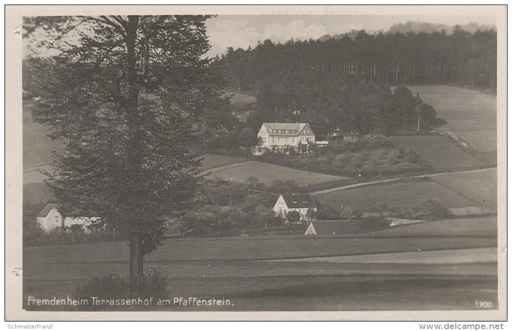 AK Sächsische Schweiz Fremdenheim Terassenhof Am Pfaffenstein Bei Königstein Pfaffendorf Gohrisch Cunnersdorf Krippen - Kleinhennersdorf