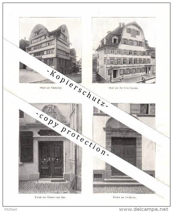 Photographien / Ansichten , 1913 , Herisau , Prospekt , Architektur , Fotos !!! - Herisau