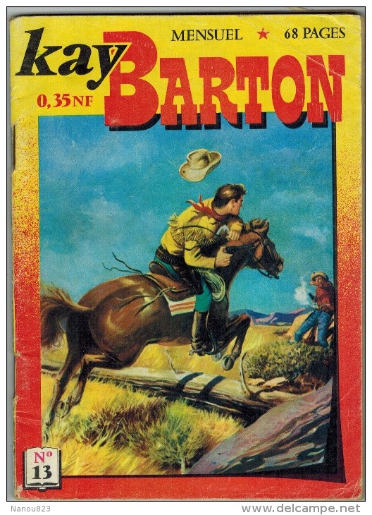 KAY BARTON N° 13 Ed. IMPERIA Mensuel Mars 1961 " Chasse à L'Homme 1 ère Partie " - Petit Format