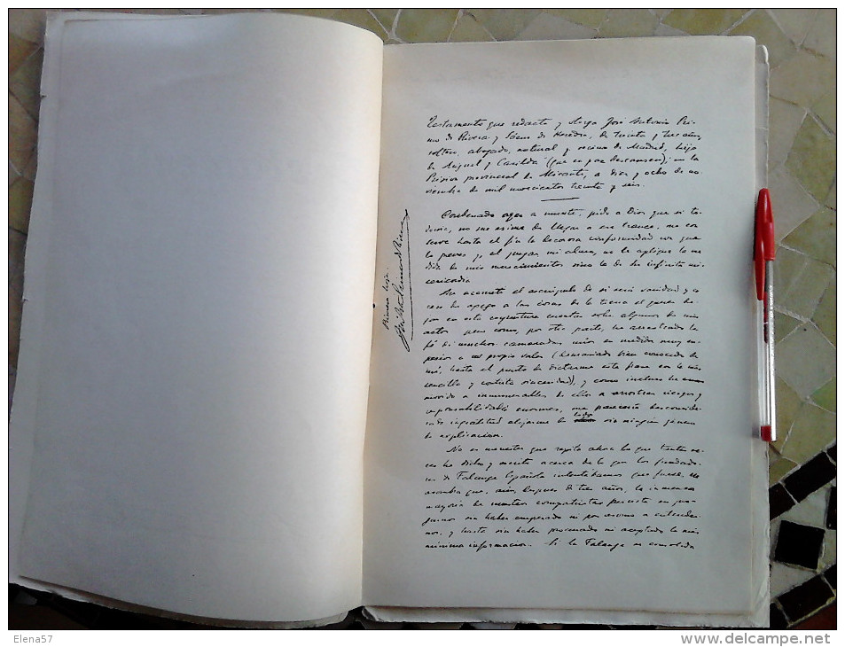 MURCIA, TESTAMENTO OLÓGRAFICO, JOSE ANTONIO PRIMO DE RIVERA Y SAENZ DE HEREDIA, 1936, FALANGE, FET, JONS.TESTAMENTO OLÓG - Geschiedenis & Kunst