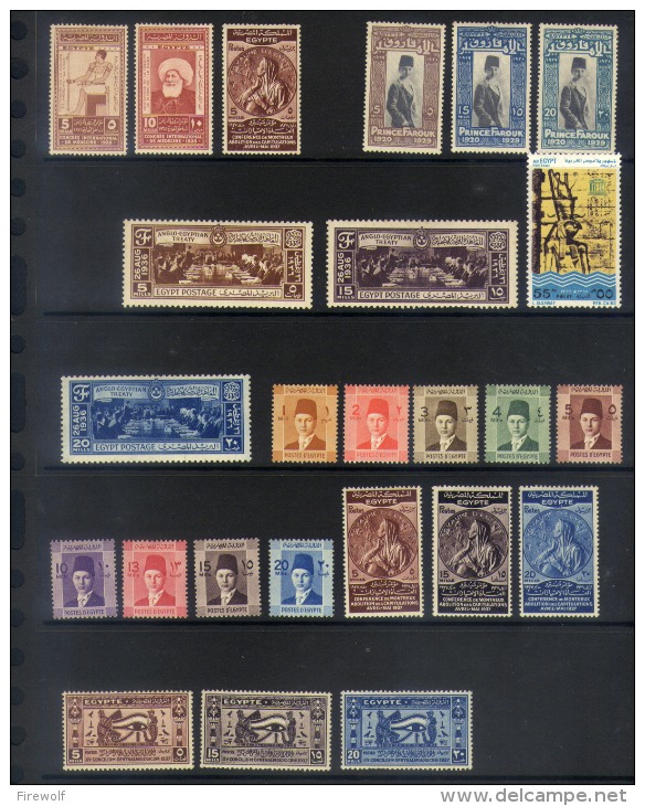 A37 - Egypt - Lot Unused Stamps - Other & Unclassified