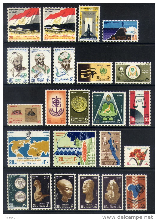 A37 - Egypt - Lot Unused Stamps - Other & Unclassified