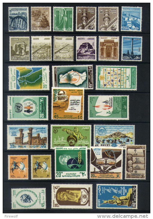 A37 - Egypt - lot unused stamps