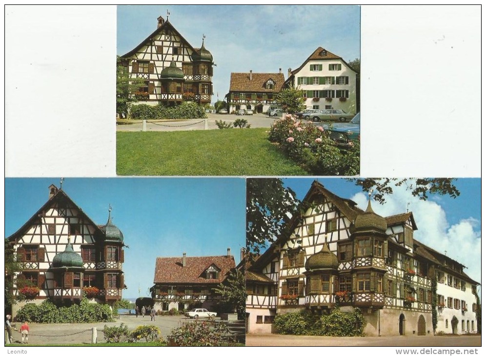 GOTTLIEBEN TG Hotel Restaurant Drachenburg 10 X Karten Nicht Gelaufen - Gottlieben