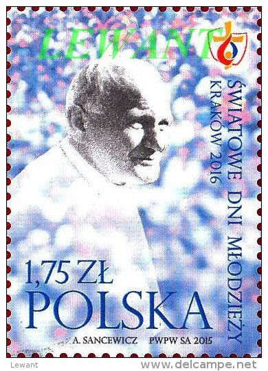 2015.04.27. World Youth Day Krakow 2016 - MNH - Neufs