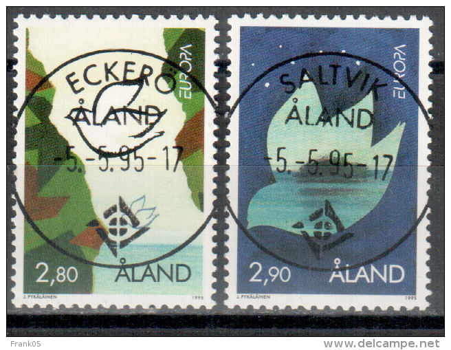 Aland 1995 EUROPA Satz/set Gestempelt/used - 1995