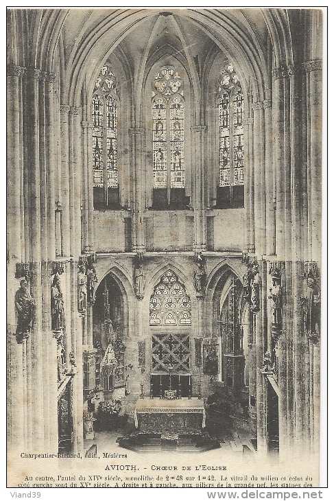 Avioth - Choeur De L'église (1908)- CR4 - Avioth