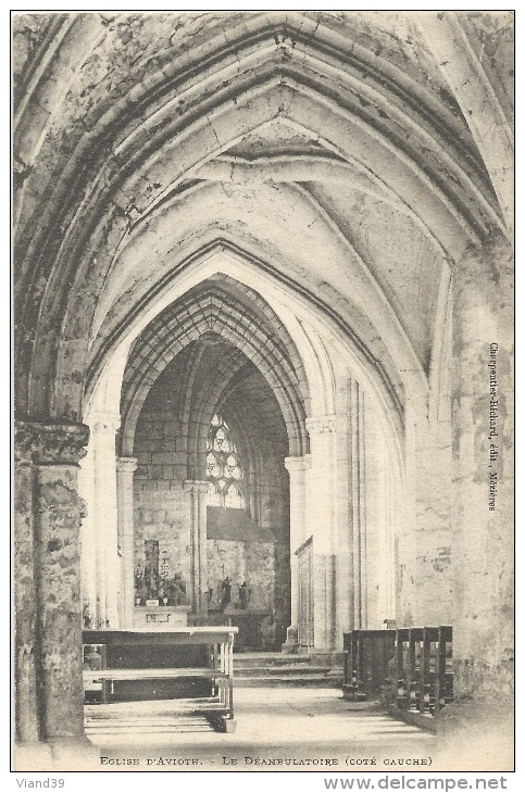 Avioth - Eglise : Le Déambulatoire Coté Gauche (1908)- CR4 - Avioth