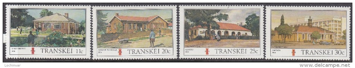 TRANSKEI, 1984 POST OFFICES 4 MNH - Transkei