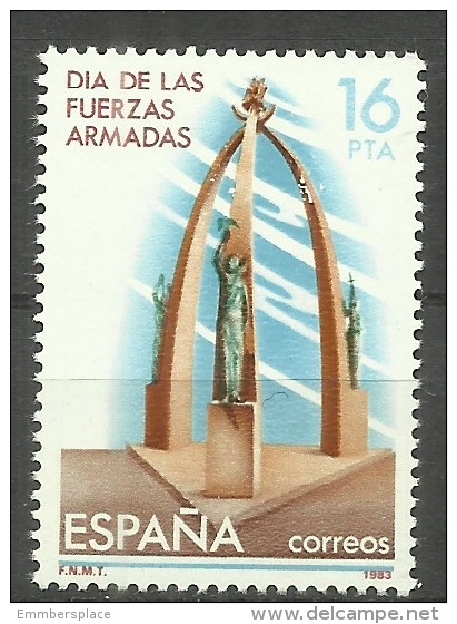 Spain - 1983 Armed Forces Day 16p MNH **    Sc 2333 - Neufs