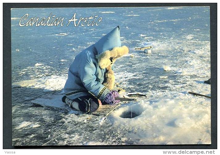 Arctic - Ice Fishing In The Northern Canada - Other & Unclassified
