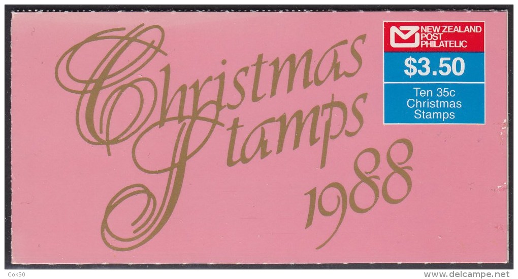 NEW ZEALAND 1988 Christmas Carols - Weihnachtslieder Booklet/Markenheftchen MNH, Mi # 1037 - Booklets
