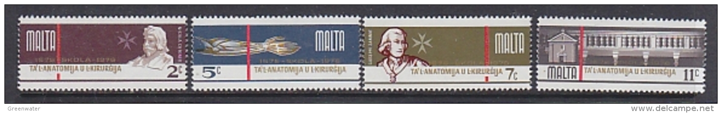 Malta 1976 Anatomy & Chirurgy 4v ** Mnh (26730) - Malta