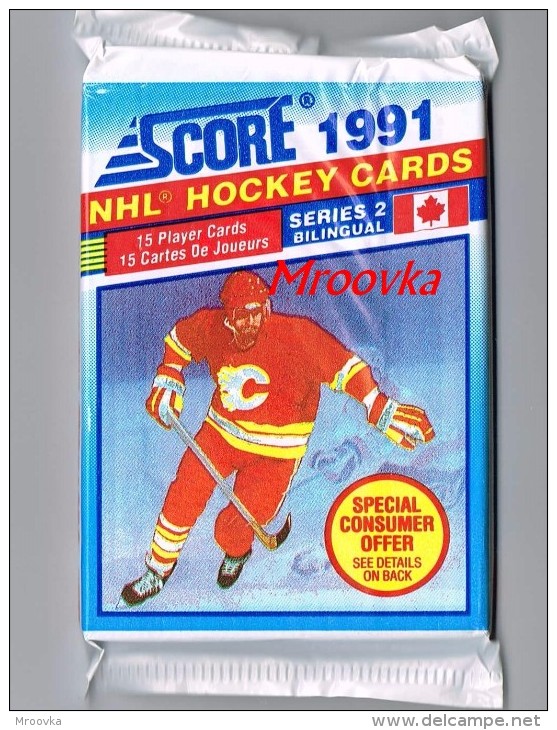 New !!!!  NHL - Hockey Cards 1991 - 15 Players Cards - 15 Cartes De Joueurs - Pakjes