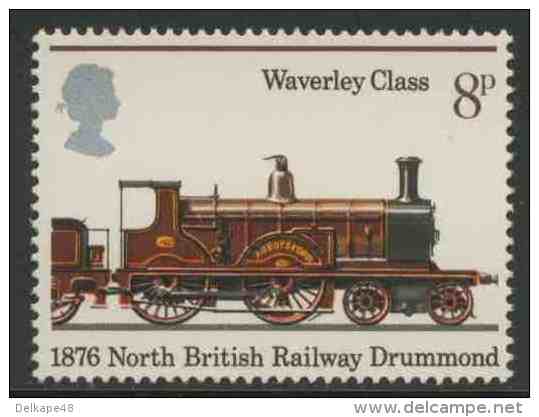 Great Britain 1975 Mi 683 YT 761 Sc 750 ** “Abbotsford” (1876) – Waverly Class / Abbotsford“ Von Dugald Drummond (1876) - Ongebruikt