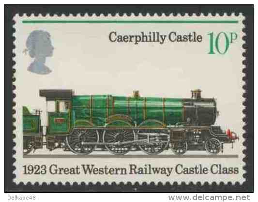 Great Britain 1975 Mi 684 YT 762 Sc 751 ** “Caerphilly Castle” (1923) – Castle Class Von C. B. Collett (1923) - Ongebruikt