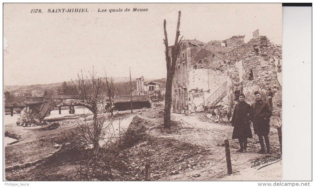 55 Saint - Mihiel Les Quais De Meuse 2 Scan - Saint Mihiel
