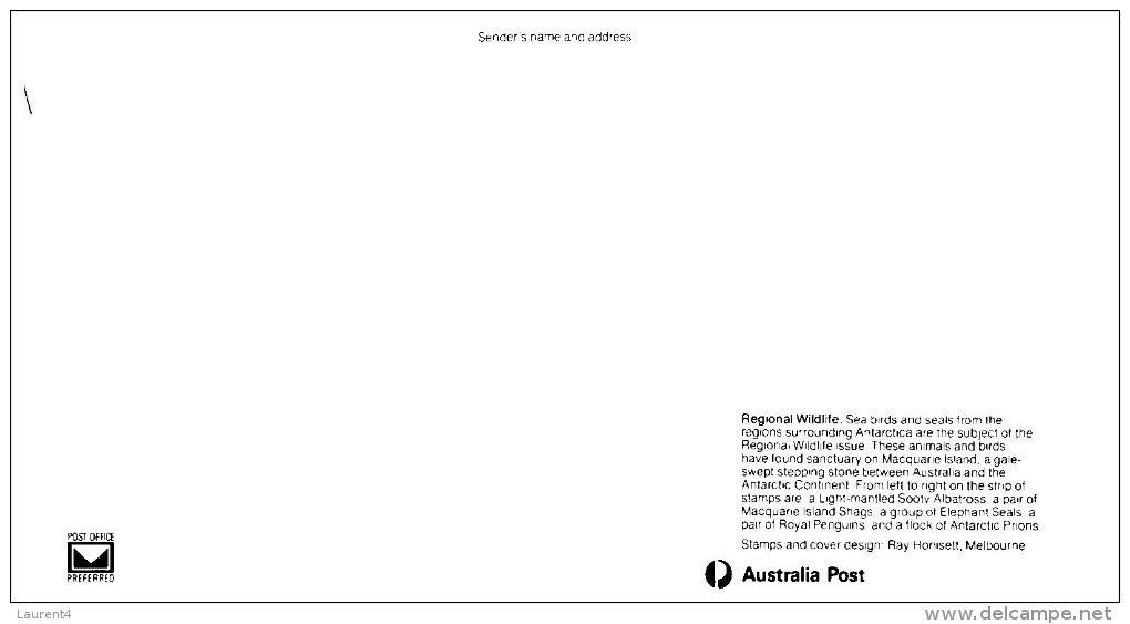 (111) Australia FDC cover - AAT 1984 - set 4 of  covers