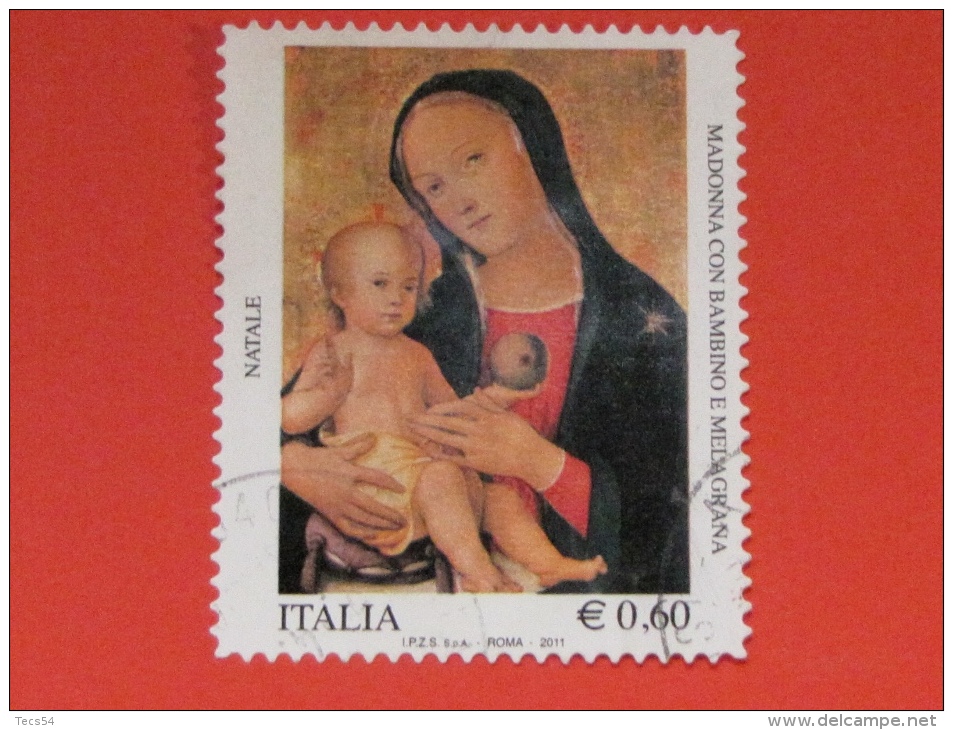 ITALIA USATI 2011 - NATALE 2011 - SASSONE 3289 - RIF. G 2036 - 2011-20: Usati