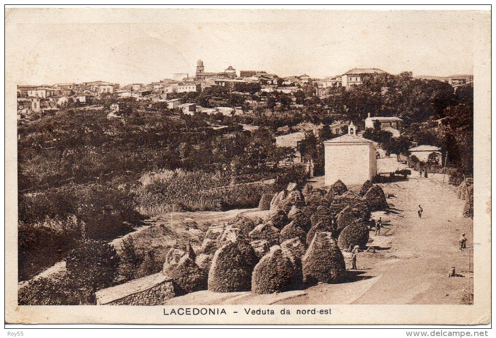 Campania-avellino-lacedonia Veduta Lacedonia Da Nord Est Anni/20 - Altri & Non Classificati