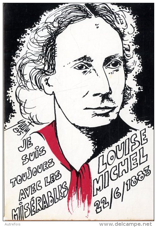 LOUISE MICHEL  -   ILLUSTRATION DE E. QUENTIN  -  1985 - Quentin