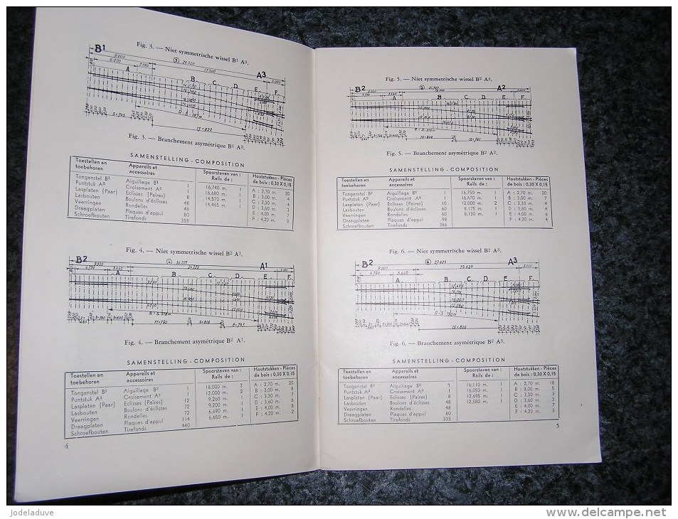 GUIDE DE L´ AGENT DE LA VOIE 5 Chemin De Fer Rail Train Poseur De Voie SNCB Chemins De Fer Belge Belgique - Railway & Tramway