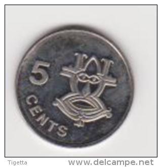 SOLOMON ISLANDS  5 CENTS   ANNO 2005 UNC - Salomon