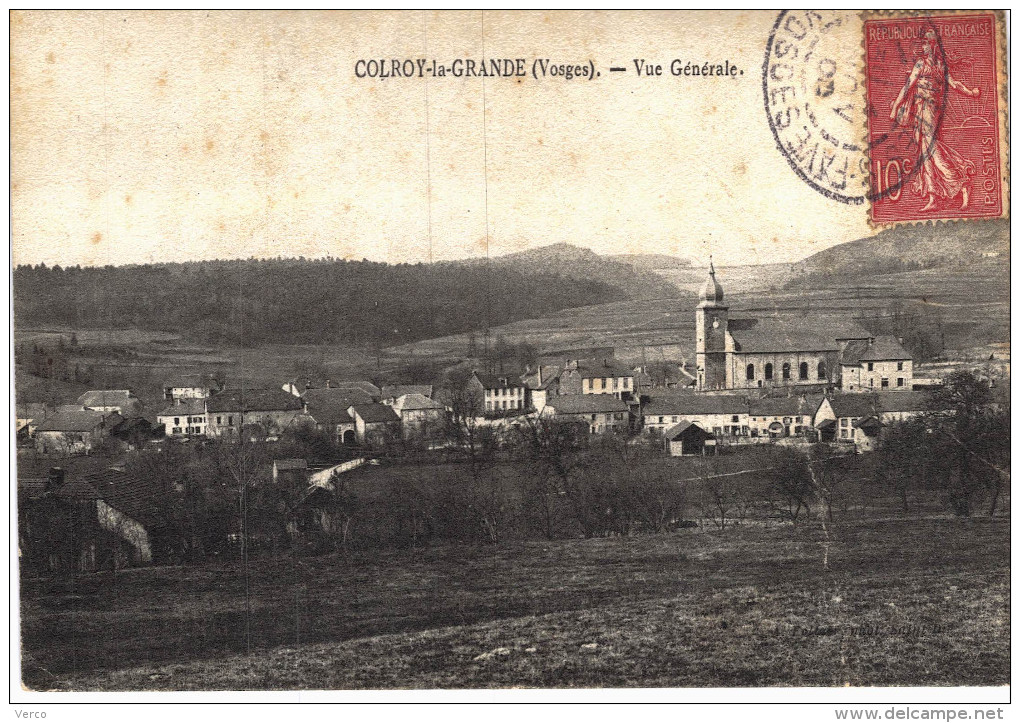 Carte Postale Ancienne De COLROY LA GRANDE - Colroy La Grande