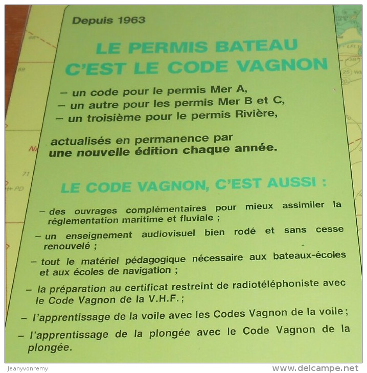 Code Vagnon De La Mer. Pierre Wadoux.1992. - Bateau