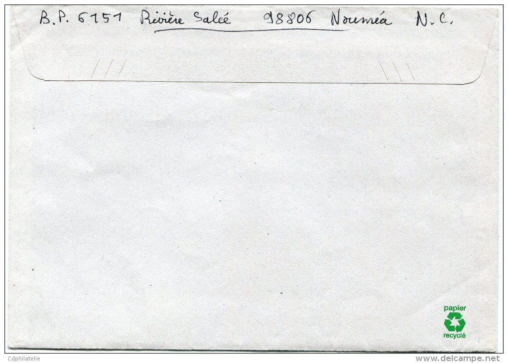 NOUVELLE-CALEDONIE LETTRE DEPART NOUMEA-RIVIERE-SALEE 10-5-2005 POUR LA FRANCE - Covers & Documents