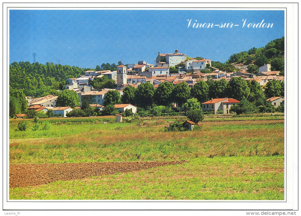 CP - PHOTO - VINON SUR VERDON - LE VILLAGE - RICHARD BANTON - AGEP - Autres & Non Classés