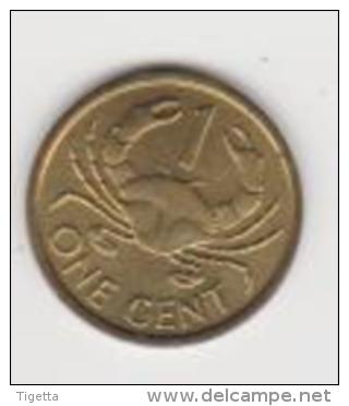 SEICHELLES   1 CENTS   ANNO 1997 UNC - Seychelles