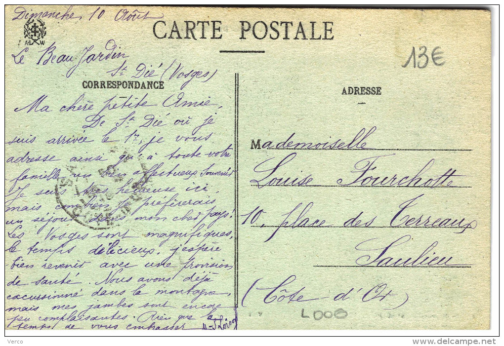 Carte Postale Ancienne De COLROY LA GRANDE - Colroy La Grande