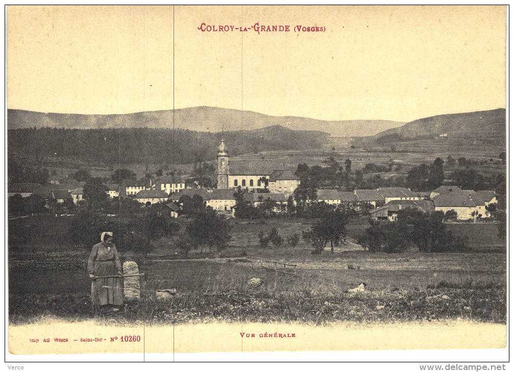 Carte Postale Ancienne De COLROY LA GRANDE - Colroy La Grande